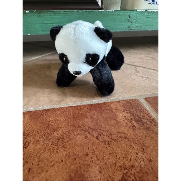 Aurora baby panda bear in pink fuzzy boa purse pet carrier  Fancy Pals - Picture 5 of 9